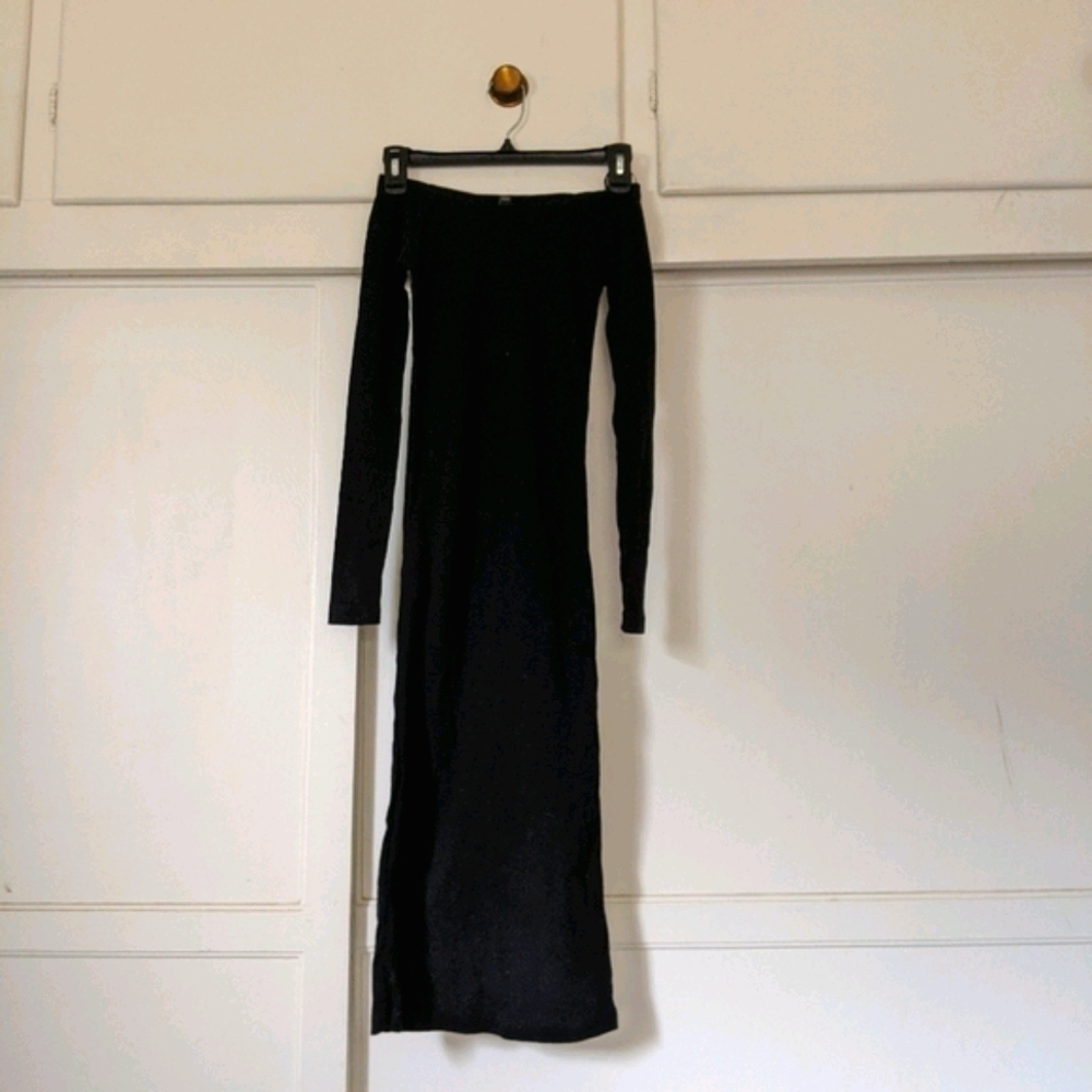 Shoulder tube cotton dress
